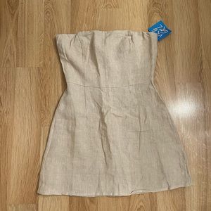 Verge Girl Linen Mini Dress